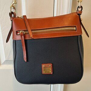 NEW - Dooney & Bourke Crossbody Bag - Pebble Grain Leather in Midnight Blue